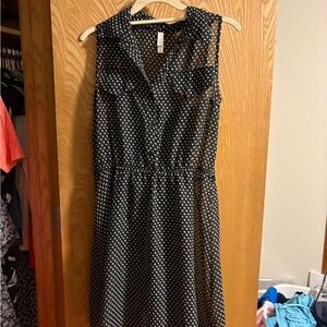Polka Dot Sleeveless Dress